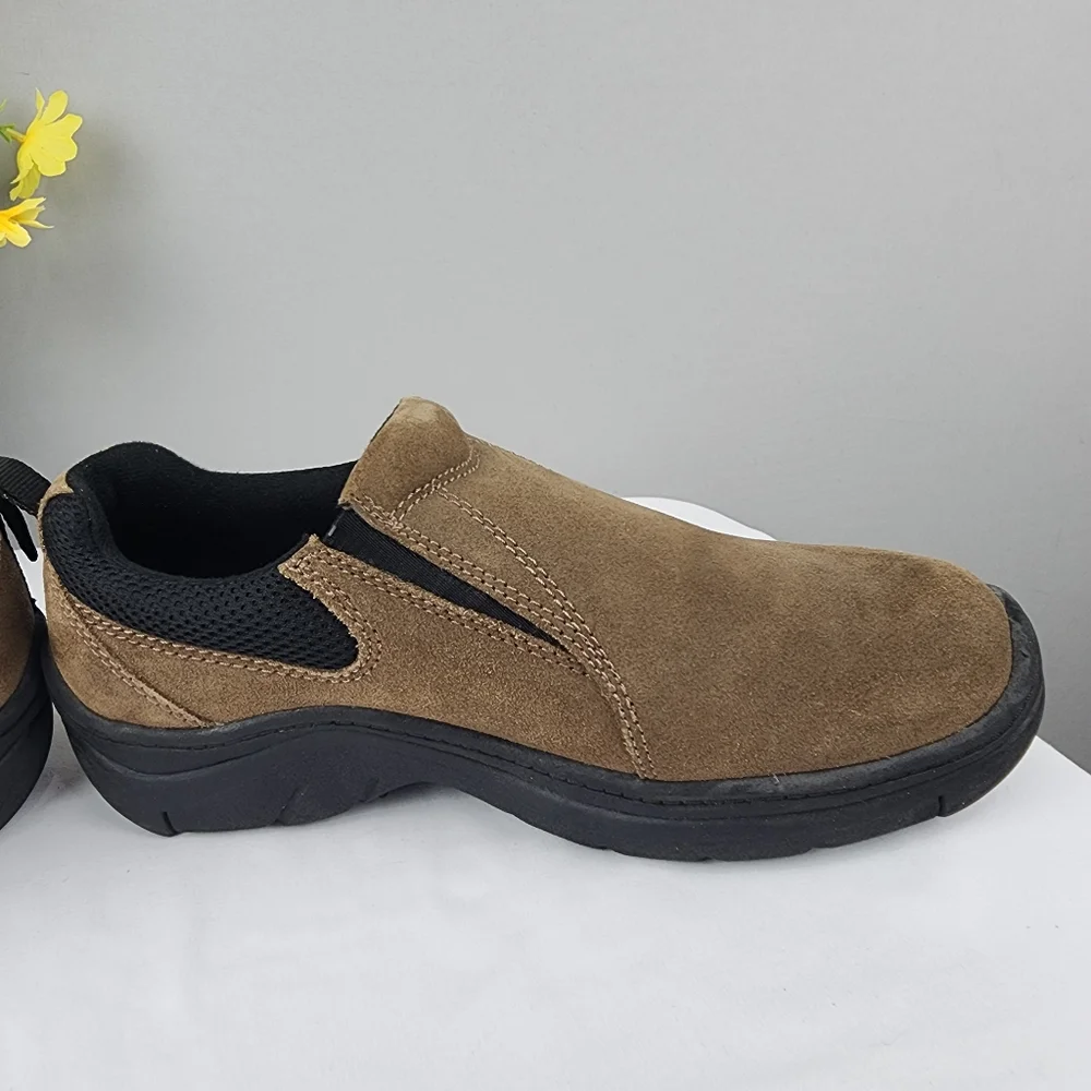 Northern Territory Men's Brown Learher Slip-On Loafer Shoes Sz 9